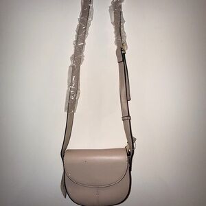 Elegant Creamy Gray Crossbody Bag